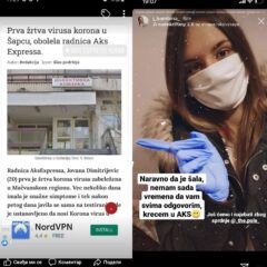 ЛАЖНА ВЕСТ О СМРТНОМ СЛУЧАЈУ ОД КОРОНЕ У ШАПЦУ УЗНЕМИРИЛА ГРАЂАНЕ